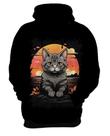 Blusa de Frio Gatinho no Pôrdo Sol Sunset 3