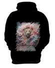 Blusa de Frio Leão Rei Explosão de Cores Hipnotizante 4