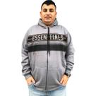 Blusa de frio masculina moletom plus size aberta overcore