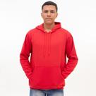 Blusa de Frio Moletom Canguru c/ Capuz - P M G GG - Vermelho