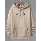 Blusa de Frio Moletom Canguru Masculino Dinossauro