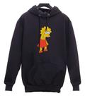 Blusa De Frio Moletom Canguru Unissex Lisa Simpson