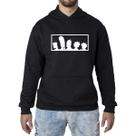 Blusa de Frio Moletom Família Simpsons Springfield Flanelado Canguru