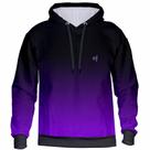 Blusa de frio Moletom feminina masculina Degrade Com Capuz Bolsos Laterais de poliéster