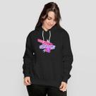 Blusa De Frio Moletom Feminino Com Capuz Lute Como Uma Garota