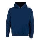 Blusa de Frio Moletom Flanelado Canguru com Capuz Unissex Liso