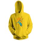 Blusa de Frio Moletom flanelado com Capuz Estampa Digital Unissex Envio Imediato Beija Flor