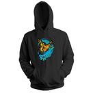 Blusa de Frio Moletom flanelado com Capuz Estampa Digital Unissex Envio Imediato Borboleta