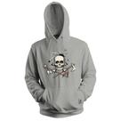 Blusa de Frio Moletom flanelado com Capuz Estampa Digital Unissex Envio Imediato Caveira Índio