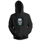 Blusa de Frio Moletom flanelado com Capuz Estampa Digital Unissex Envio Imediato Caveira Mexican