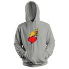 Blusa de Frio Moletom flanelado com Capuz Estampa Digital Unissex Envio Imediato Coração Blusa de Frio Moletom flanelado com Capuz Estampa Digital Unissex Envio Imediato Coração