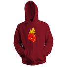 Blusa de Frio Moletom flanelado com Capuz Estampa Digital Unissex Envio Imediato Coração