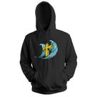 Blusa de Frio Moletom flanelado com Capuz Estampa Digital Unissex Envio Imediato Cruz e Asa
