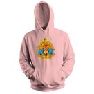 Blusa de Frio Moletom flanelado com Capuz Estampa Digital Unissex Envio Imediato Espada com Olho