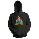 Blusa de Frio Moletom flanelado com Capuz Estampa Digital Unissex Envio Imediato Flor e Fogo Blusa de Frio Moletom flanelado com Capuz Estampa Digital Unissex Envio Imediato Flor e Fogo