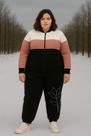 Blusa De Frio Moletom Listras Branco Preta Rosa Feminino Tricolor Jovem