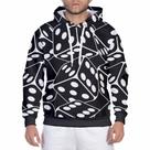 Blusa de Frio Moletom Masculino Feminino Estampa 3D de Dados Flanelada Com Capuz Blusa de Frio Moletom Masculino Feminino Estampa 3D de Dados Flanelada Com Capuz