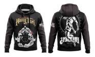 Blusa De frio Muay Thai Caveira Elite Moletom Guerreiro Competidor