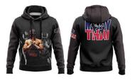 Blusa De Frio Muay Thai Tailândia Moletom Luta Se For Fácil Não É Muaythai