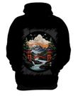 Blusa de Frio Paisagem Oriental Portão Torii 12