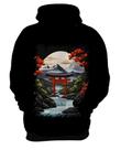 Blusa de Frio Paisagem Oriental Portão Torii 25