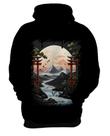 Blusa de Frio Paisagem Oriental Portão Torii 26 Blusa de Frio Paisagem Oriental Portão Torii 26