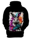Blusa de Frio Páscoa Coelhinho Artístico Design 11