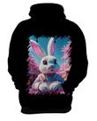Blusa de Frio Páscoa Coelhinho Traços Vaporwave 1