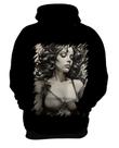 Blusa de Frio Pintura a Carvão Mulher Arte Esfumaçada 8