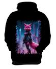 Blusa de Frio Raposa Humanóide Vaporwave 5