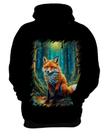 Blusa de Frio Raposa na Floresta Fofa Desenhada 6