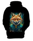 Blusa de Frio Raposa na Floresta Fofa Desenhada 7