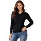 Blusa de Frio Suéter De Inverno Feminino Gola V Facinelli