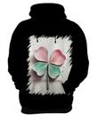 Blusa de Frio Trevo de 4 Folhas Sorte 2 Blusa de Frio Trevo de 4 Folhas Sorte 2