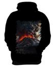 Blusa de Frio Vulcão em Erupção Destruição 4