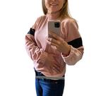 Blusa de Gola em Plush Manga Longa Feminina Blusa de Gola em Plush Manga Longa Feminina