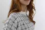 Blusa de inverno mescla marron