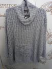 Blusa de inverno na cor cinza toque macio