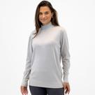 Blusa de Lã Dunialin Básica Alongada Gola Alta Feminina