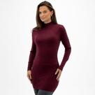 Blusa de Lã Dunialin Básica Vest Legging Gola Alta Feminina