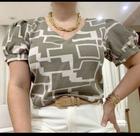 Blusa de manga chique