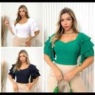 Blusa de manga gode