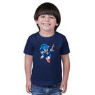 Blusa de manga infantil Estampado Sonic Run