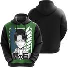 Blusa De Moletom Attack on Titan Levi Ackerman Anime