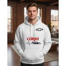 Blusa De Moletom Casaco Frio Chevrolet Corsa Bolso Capuz