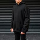 Blusa de Moletom Com Capuz Estilo Canguru Proteção Contra o Frio