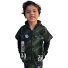 Blusa De Moletom Fechada Com Capuz Com Manga De Segunda Pele