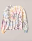 Blusa De Moletom Feminino Abercrombie Tye Dye