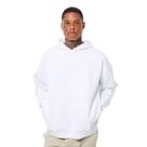 Blusa de Moletom Masculino Com Capuz Liso Básico Branco