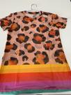 Blusa de onça colorida